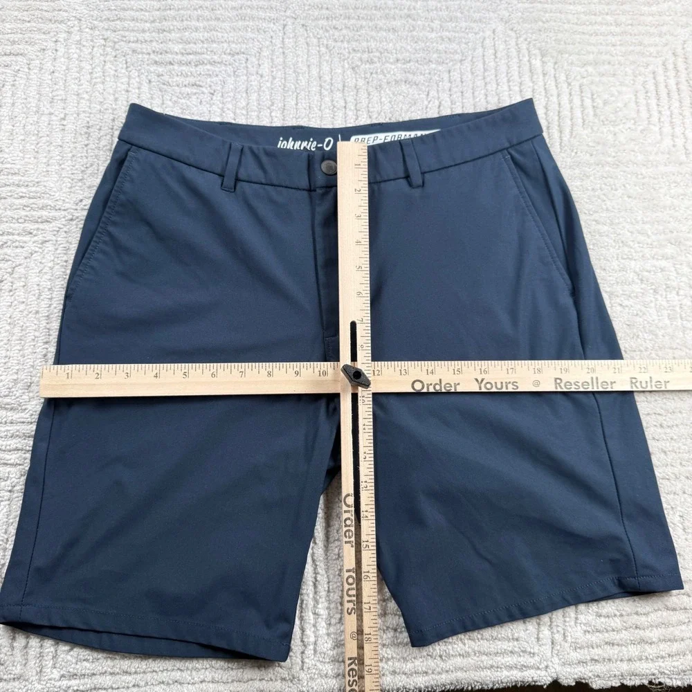 Johnnie O Prep Formance Shorts Mens 32 High Tide Navy Golf Technical Preppy Frat